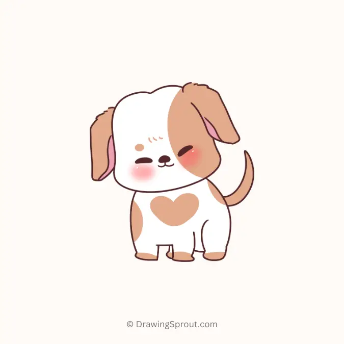 Cute Puppy drawing idea