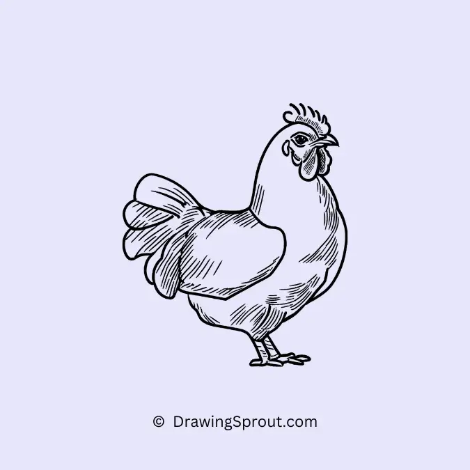 Rhode Island Red chicken