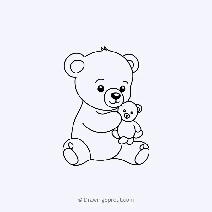 bear cuddling
