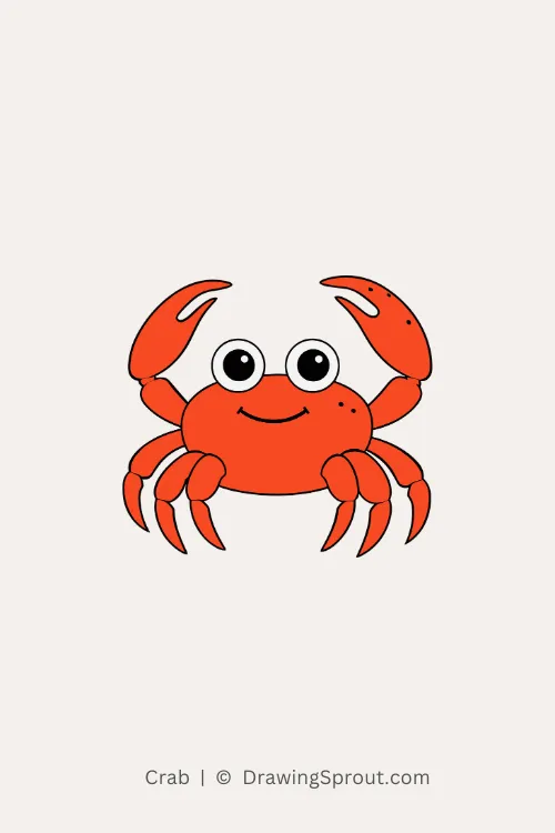 cute Crab drawing