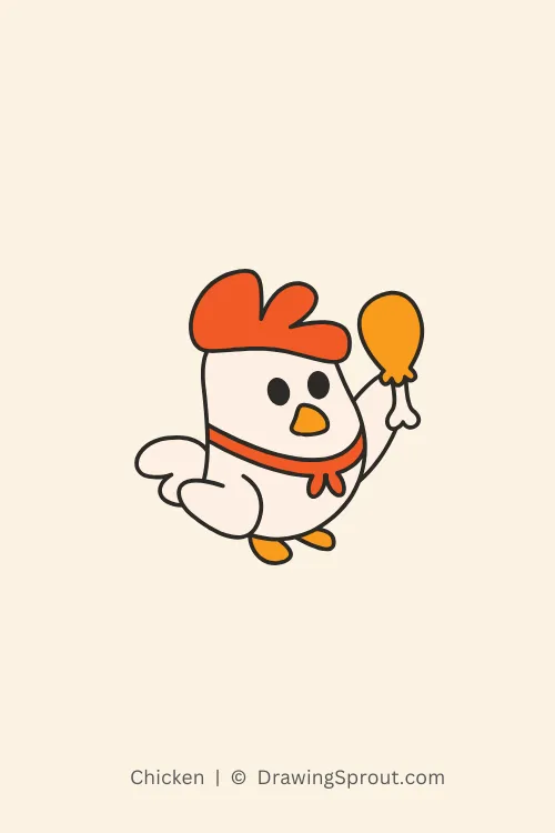 Chicken drawing