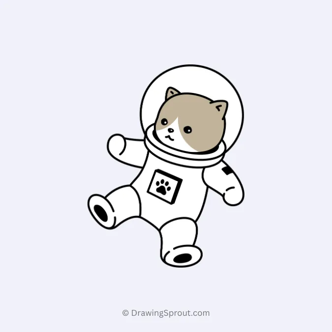 cat in spacesuit
